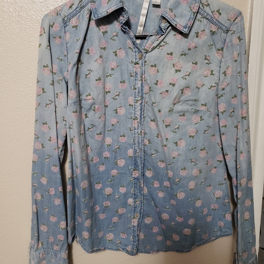Floral Button down